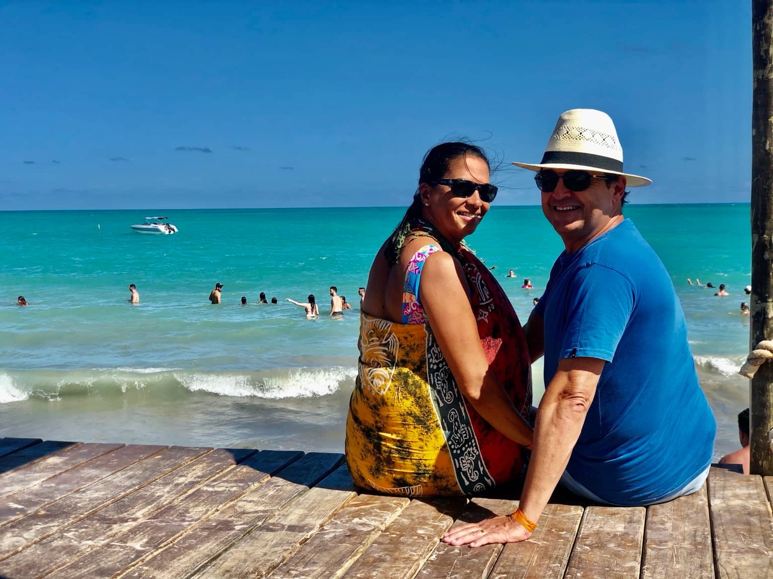 Bernardino Pereira de Lima e a esposa em momento cotidiano